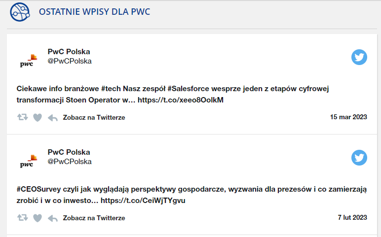 aktualności PWC na Pracuj.pl